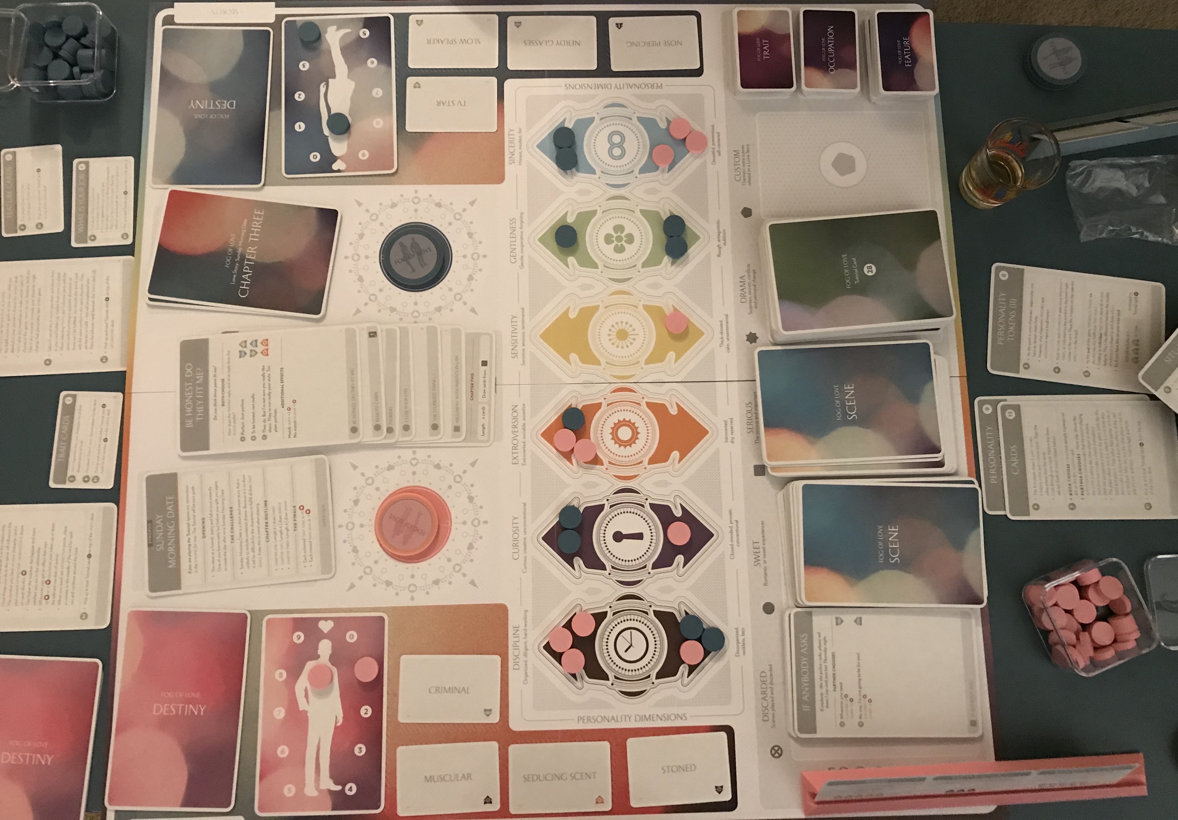 picture of the board game fog of love